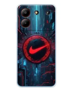Чехол для ZTE Blade A54 с картинкой «Техногенный стиль Nike» Чехол для ZTE Blade A54 с картинкой «Техногенный стиль Nike»