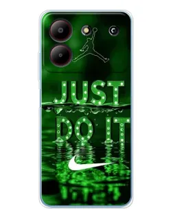 Чехол для ZTE Blade A54 с картинкой «Зеленый неоновый Nike» Чехол для ZTE Blade A54 с картинкой «Зеленый неоновый Nike»