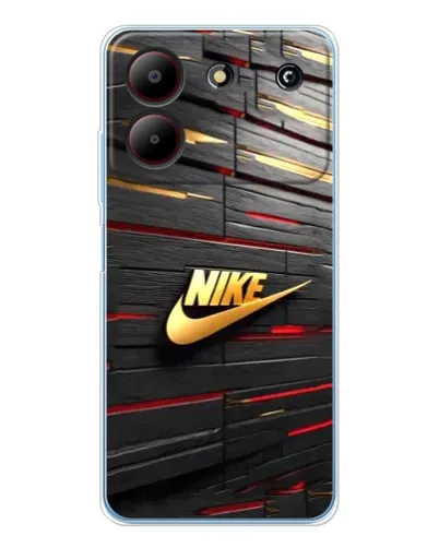 Чехол для ZTE Blade A54 с картинкой «Золотой Nike на металле» Чехол для ZTE Blade A54 с картинкой «Золотой Nike на металле»