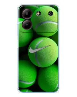 Чехол для ZTE Blade A54 с картинкой «Теннисные мячи Найк» Чехол для ZTE Blade A54 с картинкой «Теннисные мячи Найк»