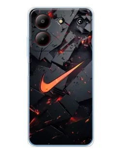 Чехол для ZTE Blade A54 с картинкой «Nike — эффект разломов» Чехол для ZTE Blade A54 с картинкой «Nike — эффект разломов»