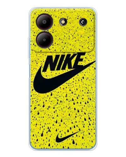 Чехол для ZTE Blade A54 с картинкой «Желтый текстурный Nike» Чехол для ZTE Blade A54 с картинкой «Желтый текстурный Nike»