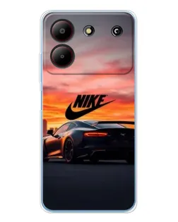 Чехол для ZTE Blade A54 с картинкой «Nike и суперкар» Чехол для ZTE Blade A54 с картинкой «Nike и суперкар»