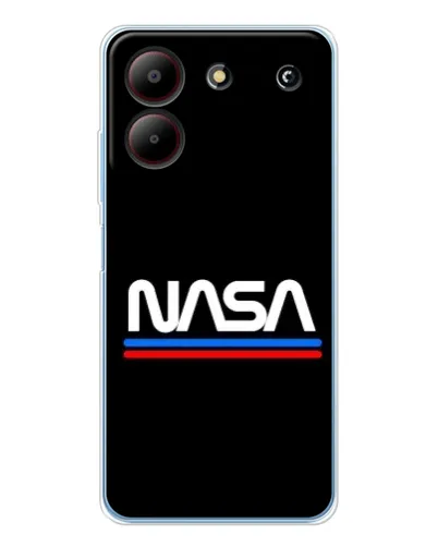 Чехол для ZTE Blade A54 с картинкой «NASA — классика Red Blue» Чехол для ZTE Blade A54 с картинкой «NASA — классика Red Blue»