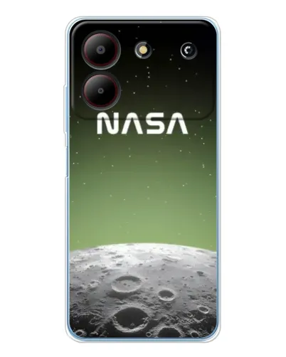 Чехол для ZTE Blade A54 с картинкой «NASA — лунный градиент» Чехол для ZTE Blade A54 с картинкой «NASA — лунный градиент»