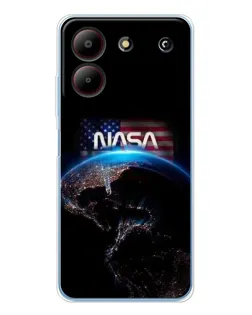 Чехол для ZTE Blade A54 с картинкой «Земля из космоса NASA» Чехол для ZTE Blade A54 с картинкой «Земля из космоса NASA»