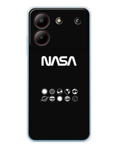 Чехол для ZTE Blade A54 с картинкой «NASA — технический принт» Чехол для ZTE Blade A54 с картинкой «NASA — технический принт»