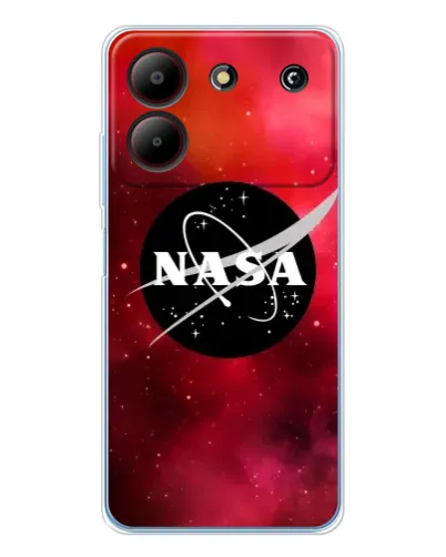 Чехол для ZTE Blade A54 с картинкой «NASA — красная туманность» Чехол для ZTE Blade A54 с картинкой «NASA — красная туманность»