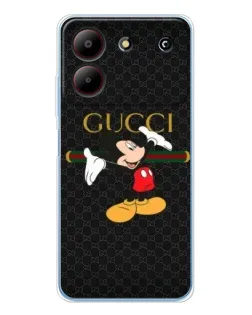 Чохол для ZTE Blade A54 з картинкою «Міккі Маус Gucci»