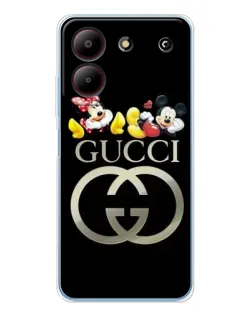 Чохол для ZTE Blade A54 з картинкою «Gucci — герої Disney»