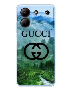 Чохол для ZTE Blade A54 з картинкою «Gucci — гірський пейзаж»