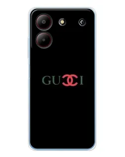 Чохол для ZTE Blade A54 з картинкою «Gucci — червоний градієнт»