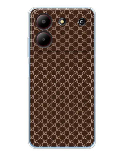 Чехол для ZTE Blade A54 с картинкой «Gucci — шоколадная сетка» Чехол для ZTE Blade A54 с картинкой «Gucci — шоколадная сетка»