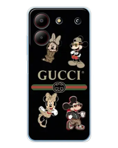 Чехол для ZTE Blade A54 с картинкой «Gucci — герои Disney и монограмма» Чехол для ZTE Blade A54 с картинкой «Gucci — герои Disney и монограмма»
