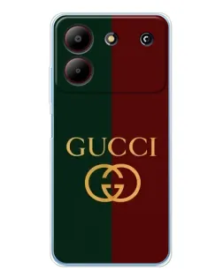 Чохол для ZTE Blade A54 з картинкою «Gucci — темно-зелений градієнт»