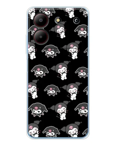 Чехол для ZTE Blade A54 с картинкой «Черный паттерн Kuromi» Чехол для ZTE Blade A54 с картинкой «Черный паттерн Kuromi»