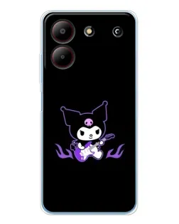 Чехол для ZTE Blade A54 с картинкой «Электрическая Kuromi» Чехол для ZTE Blade A54 с картинкой «Электрическая Kuromi»
