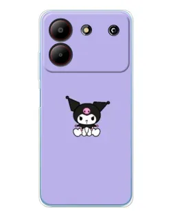 Чехол для ZTE Blade A54 с картинкой «Kuromi — фиолетовый минимализм» Чехол для ZTE Blade A54 с картинкой «Kuromi — фиолетовый минимализм»