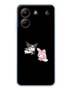 Чехол для ZTE Blade A54 с картинкой «My Melody и Kuromi» Чехол для ZTE Blade A54 с картинкой «My Melody и Kuromi»