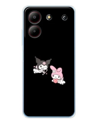 Чехол для ZTE Blade A54 с картинкой «My Melody и Kuromi» Чехол для ZTE Blade A54 с картинкой «My Melody и Kuromi»