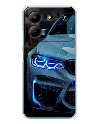 Чехол для ZTE Blade A54 с картинкой «Взгляд BMW с синими фарами» Чехол для ZTE Blade A54 с картинкой «Взгляд BMW с синими фарами»