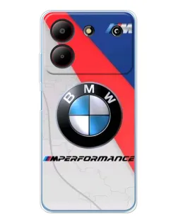 Чехол для ZTE Blade A54 с картинкой «BMW Performance стиль»