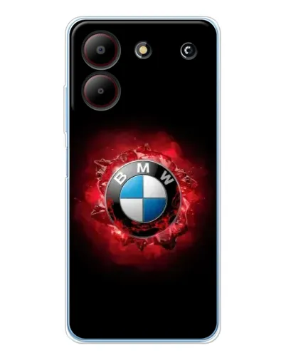 Чехол для ZTE Blade A54 с картинкой «Логотип BMW — вспышка» Чехол для ZTE Blade A54 с картинкой «Логотип BMW — вспышка»
