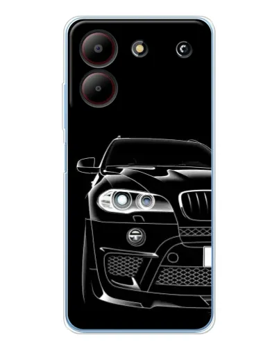 Чехол для ZTE Blade A54 с картинкой «Темный силуэт BMW» Чехол для ZTE Blade A54 с картинкой «Темный силуэт BMW»