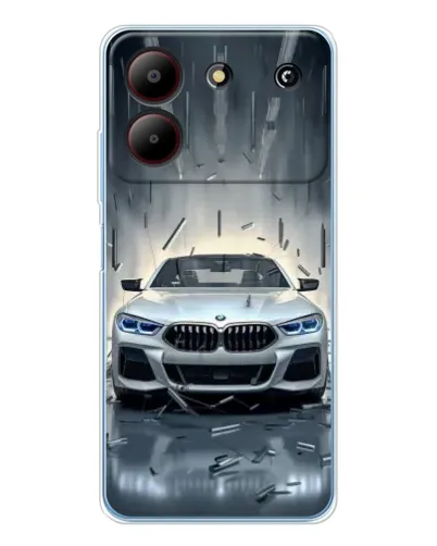 Чехол для ZTE Blade A54 с картинкой «BMW в свете фар» Чехол для ZTE Blade A54 с картинкой «BMW в свете фар»