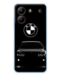 Чехол для ZTE Blade A54 с картинкой «BMW — взгляд из темноты»