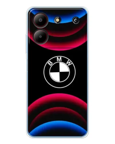 Чехол для ZTE Blade A54 с картинкой «Логотип BMW и неоновые дуги» Чехол для ZTE Blade A54 с картинкой «Логотип BMW и неоновые дуги»