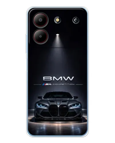 Чехол для ZTE Blade A54 с картинкой «BMW сквозь ночной город» Чехол для ZTE Blade A54 с картинкой «BMW сквозь ночной город»