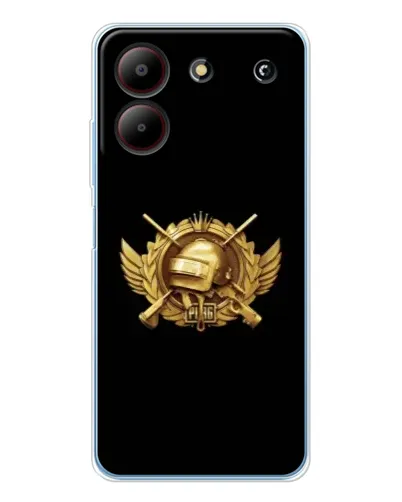 Чехол для ZTE Blade A54 с картинкой «PUBG — оранжевый градиент» Чехол для ZTE Blade A54 с картинкой «PUBG — оранжевый градиент»