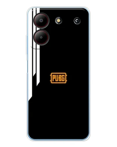 Чехол для ZTE Blade A54 с картинкой «PUBG — вертикальные линии» Чехол для ZTE Blade A54 с картинкой «PUBG — вертикальные линии»