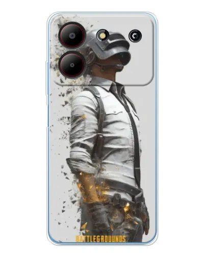 Чехол для ZTE Blade A54 с картинкой «PUBG — боец в пыли» Чехол для ZTE Blade A54 с картинкой «PUBG — боец в пыли»