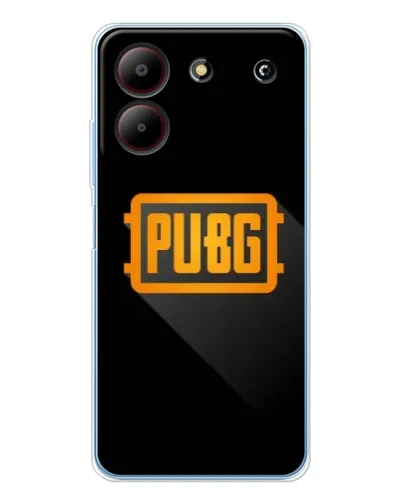 Чехол для ZTE Blade A54 с картинкой «PUBG — рамка лого» Чехол для ZTE Blade A54 с картинкой «PUBG — рамка лого»