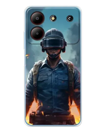 Чехол для ZTE Blade A54 с картинкой «PUBG — реалистичный герой» Чехол для ZTE Blade A54 с картинкой «PUBG — реалистичный герой»