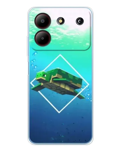 Чехол для ZTE Blade A54 с картинкой «Черепаха Minecraft» Чехол для ZTE Blade A54 с картинкой «Черепаха Minecraft»