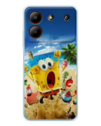 Чехол для ZTE Blade A54 с картинкой «Развлечения на пляже»