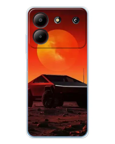 Чехол для ZTE Blade A54 с картинкой «Cybertruck на Марсе» Чехол для ZTE Blade A54 с картинкой «Cybertruck на Марсе»