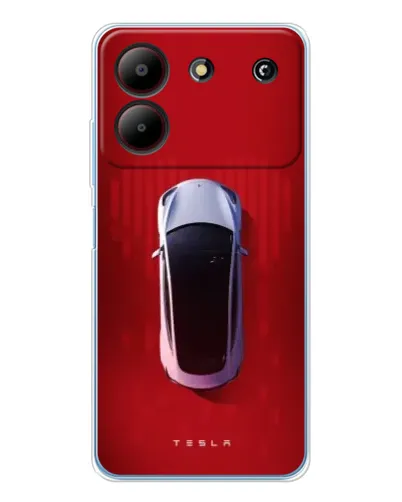 Чехол для ZTE Blade A54 с картинкой «Tesla Top View» Чехол для ZTE Blade A54 с картинкой «Tesla Top View»