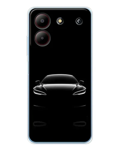 Чехол для ZTE Blade A54 с картинкой «Силуэт Tesla Night» Чехол для ZTE Blade A54 с картинкой «Силуэт Tesla Night»