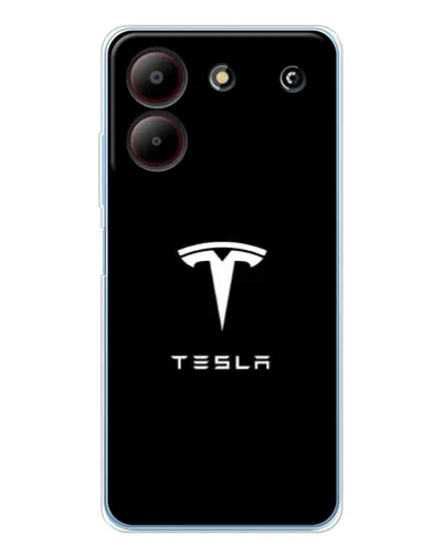 Чехол для ZTE Blade A54 с картинкой «Tesla White Logo» Чехол для ZTE Blade A54 с картинкой «Tesla White Logo»