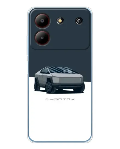 Чехол для ZTE Blade A54 с картинкой «Серебристый Cybertruck Tesla» Чехол для ZTE Blade A54 с картинкой «Серебристый Cybertruck Tesla»
