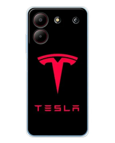Чехол для ZTE Blade A54 с картинкой «Tesla Red Logo» Чехол для ZTE Blade A54 с картинкой «Tesla Red Logo»