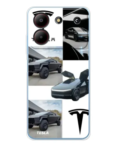 Чехол для ZTE Blade A54 с картинкой «Коллаж Cybertruck Tesla» Чехол для ZTE Blade A54 с картинкой «Коллаж Cybertruck Tesla»