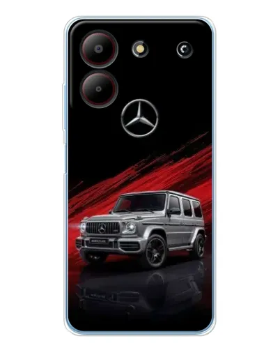 Чехол для ZTE Blade A54 с картинкой «Mercedes G-Class красный» Чехол для ZTE Blade A54 с картинкой «Mercedes G-Class красный»