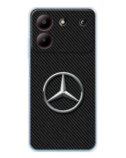 Чехол для ZTE Blade A54 с картинкой «Карбоновый Mercedes стиль» Чехол для ZTE Blade A54 с картинкой «Карбоновый Mercedes стиль»