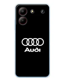 Чехол для ZTE Blade A54 с картинкой «Классическое лого Audi»