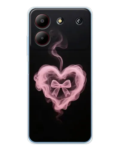 Чехол для ZTE Blade A54 с картинкой «Дымчатое сердце» Чехол для ZTE Blade A54 с картинкой «Дымчатое сердце»